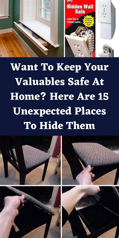 Want To Keep Your Valuables Safe At Home Here Are 15 Unexpected Places