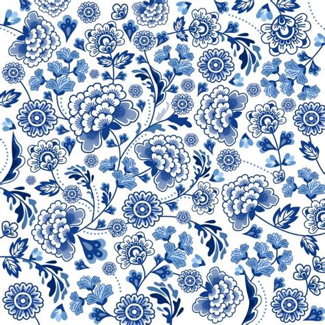 Famous Blue And White China Pattern Wallpaper 2023