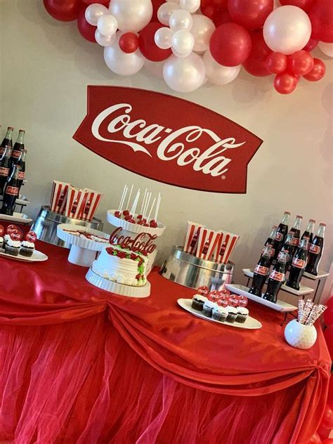 Coca Cola Surprise Party Coca Cola Party Coca Cola Decor Coke Cola