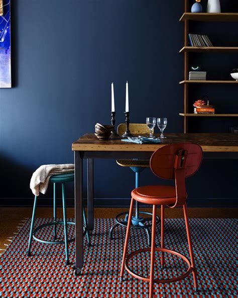 Paint Color Portfolio Dark Blue Dining Rooms Dark Blue Dining Room