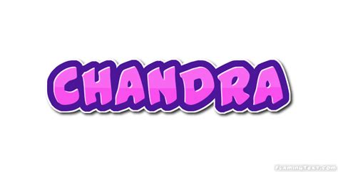 Chandra Logo Free Name Design Tool From Flaming Text