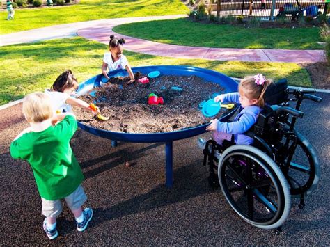 Elevated Ada Accessible Sand Box Playground Sensory Garden