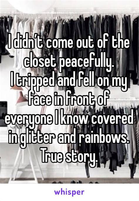 Coming Out Of The Closet