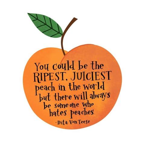 Peach Quote 8x10 Print Peach Quote
