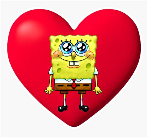 Spongebob Heart Freetoedit Patrick Squidward Mrkrabs Spongebob Squarepants Hearts HD Png