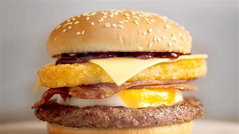 Mcdonalds New Big Brekkie Burger Is What Breakfast Dreams Are Made