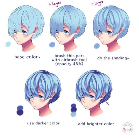 Check spelling or type a new query. Pin by Rachel Grace on coloring | Drawing hair tutorial, Digital art tutorial, Digital art anime