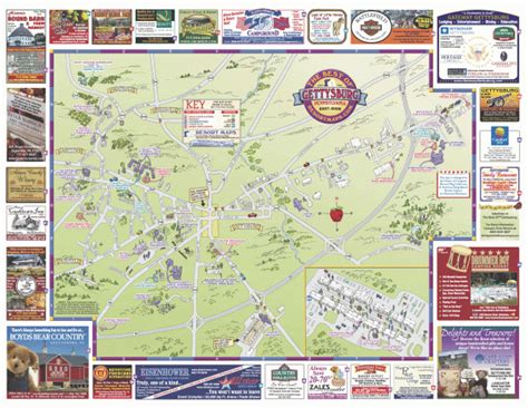 Maps Us Map Gettysburg