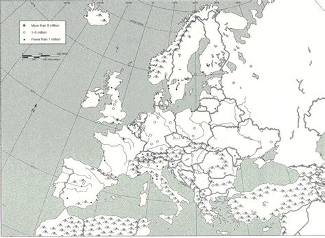 Blank Physical Political Map Of Europe Political Map Europe Map