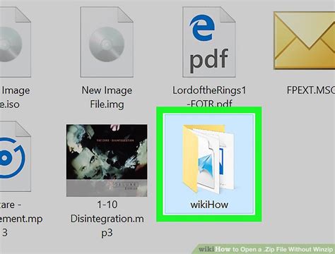 4 Ways To Open A Zip File Without Winzip Wikihow