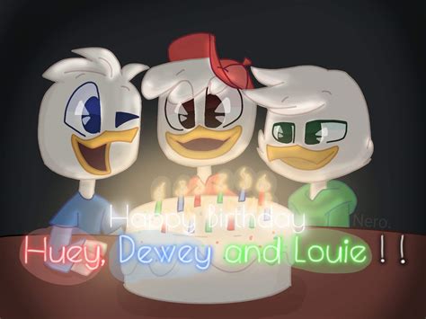 Happy Birthday Huey Dewey And Louie Duck Tales Amino