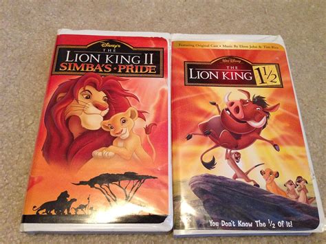 The Lion King Widescreen Vhs