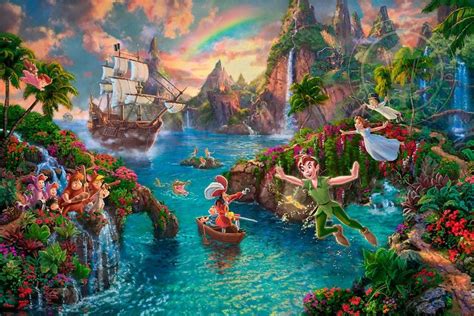 ≡ Thomas Kinkade Makes Amazing Disney Paintings Brain Berries