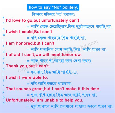 Everyone needs to say no sometimes for our own mental and physical wellbeing, so we shouldn't worry that doing so is a bad thing. how to say No politely