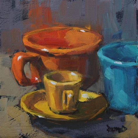 Daily Paintworks Cathleen Rehfeld Simple Oil Painting Daily Painting