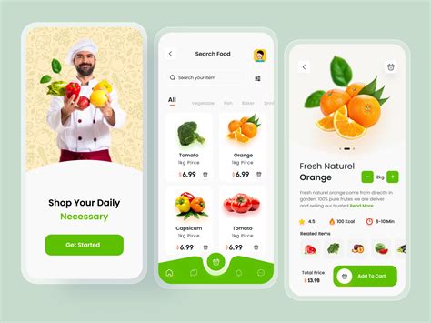 Grocery App Ui Design By Mst Tajrin Nahar On Dribbble