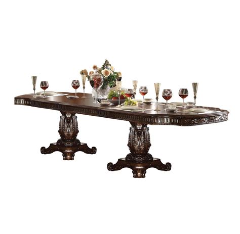 Buy Acme Vendome 60000 Dining Table In Cherry Lacquer Online