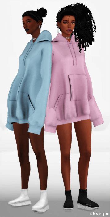 Balenciaga Hoodie Dress For The Sims 4 Beautiful Nd Simple If You Want