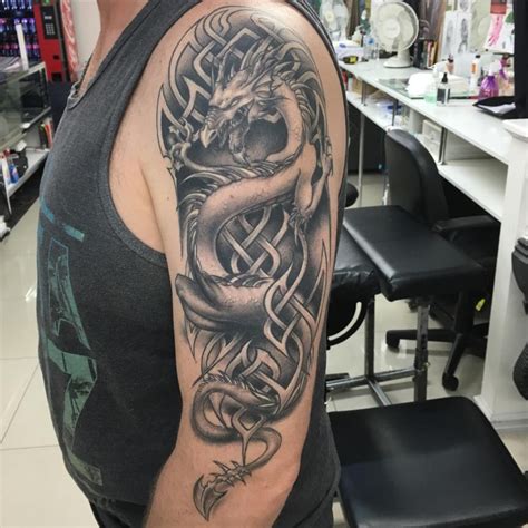 Best Of Celtic Cross Dragon Tattoo Designs Best Tattoo Design
