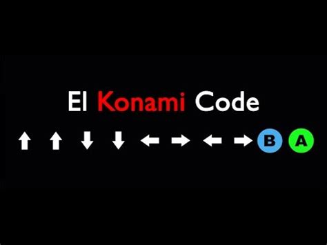 Change the const secretcode to. El Konami Code: Algunos de sus Usos - YouTube