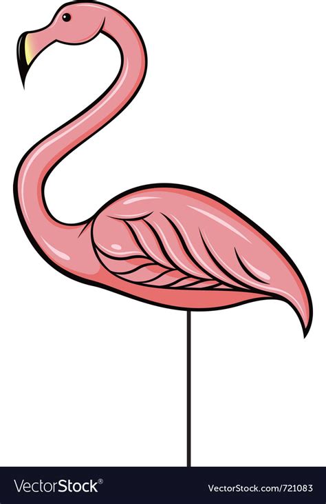 Pink Flamingo Clipart Vectored Image Limoconcept