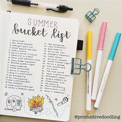 Bullet Journal Lists And Collections Bujoing