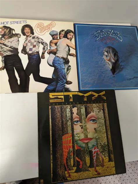 Styx The Grand Illusion Vinyl Lp 1977 Originalposter Eagles And