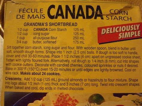 In a stand mixer fitted with the. canada cornstarch shortbread | Shortbread cookies with cornstarch, Shortbread cookie recipe ...