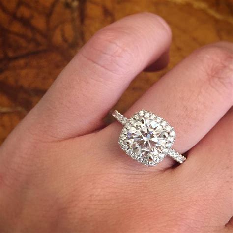 Top 10 Cushion Cut Engagement Rings Of 2016 Raymond Lee Jewelers