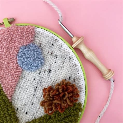 Punch Needle Embroidery Home