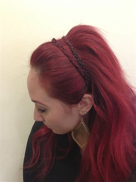 on stage hair design how to tuesday double braided headband