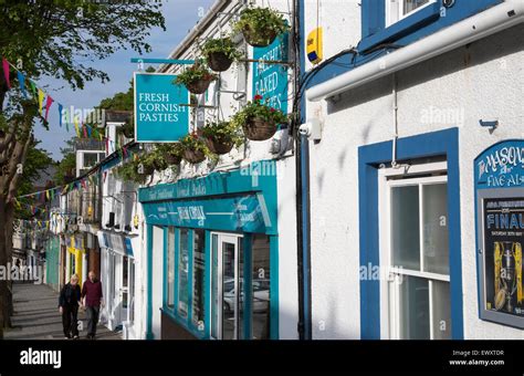 Falmouth Cornwall Street Shops Hi Res Stock Photography And Images Alamy