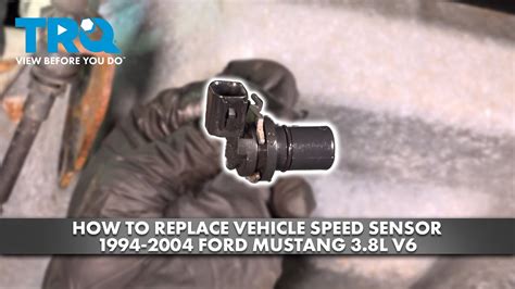 How To Replace Vehicle Speed Sensor Ford Mustang L V YouTube