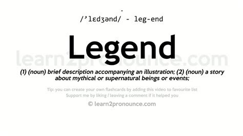 Legend Description What Is A Legend Mcascidos