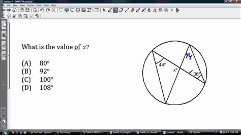 This angle measure can be in radians or degrees, and we can easily convert between each with the formula. More central angle, inscribed angle and tangent problems ...
