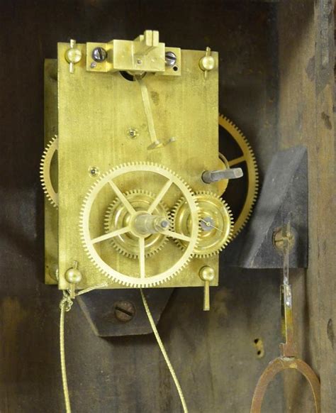 Sold Price Rare Boston Clock Company Wall Clock Walnut Case Metal Dial With Roman Numerals