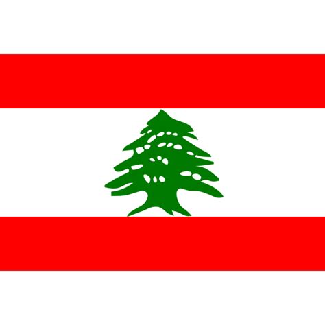Flag Of Lebanon Free Svg