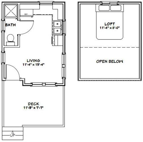 12 X 16 Cabin Floor Plans Floorplansclick