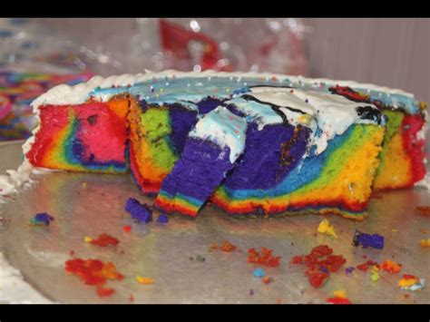 Rainbow Marbled Cake Super Easy Marble Cake Cake Desserts