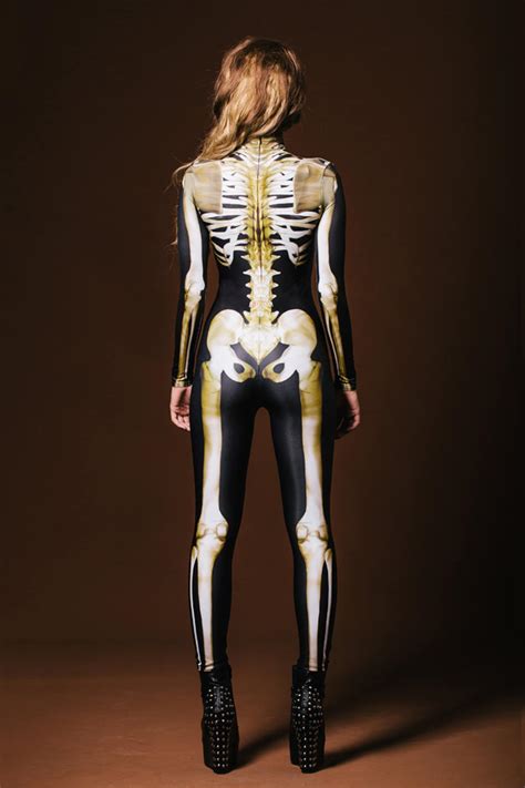 Skeleton Bodysuit Women Adult Halloween Costumes Sexy Etsy