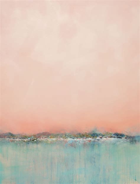 Gathering 2 Oil On Panel 36x47 Ocean Art Abstract Landscape Fine Art
