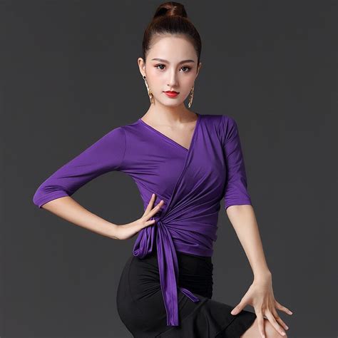 Sexy Women Latin Dance Top Fashion Ballroom Modern Dance Costumes Dance Ballroom Dance Practice