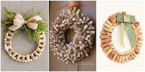 How To Make Wine Cork Wreaths Wine Cork Wreaths Crafts