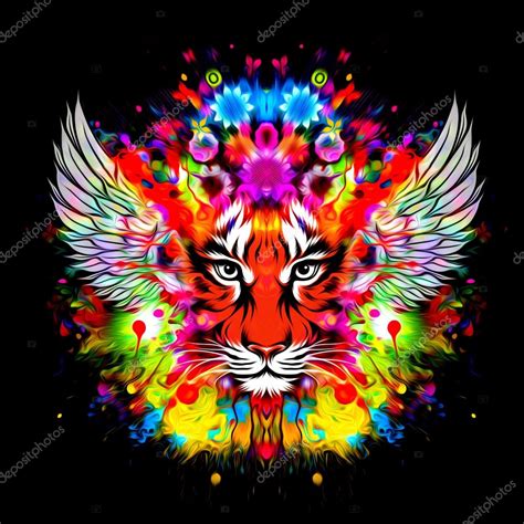 Tiger Abstract Background Stock Photo By ©valik4053022 93510792