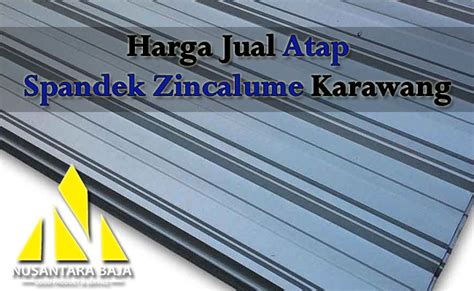 Harga Spandek Zincalume Karawang Atap Polos Silver Jual Termurah