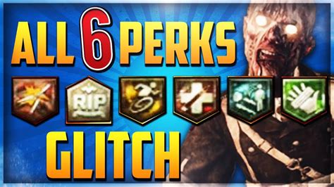Black Ops 2 Zombies All 6 Perks At Once How To Get All Perks Call Of