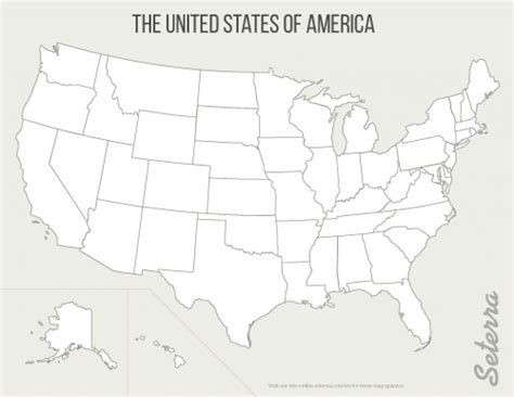 50 States Map Game Printable Map
