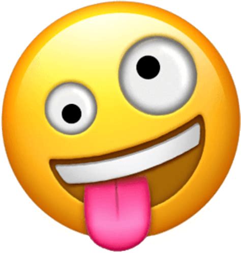 Emoji Transparent Rex Zombie Blown Mind Apple Unveils - New Crazy Face png image
