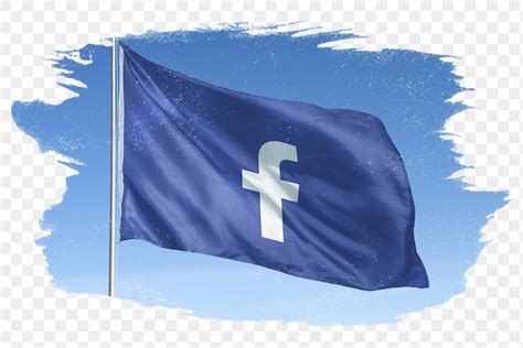 Facebook Icon Png Flag Brush Premium Png Rawpixel