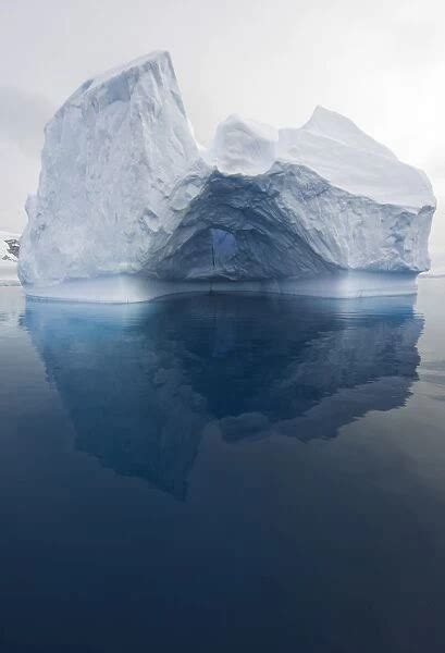 Iceberg And Reflections Antarctic Peninsula 13752575 Framed